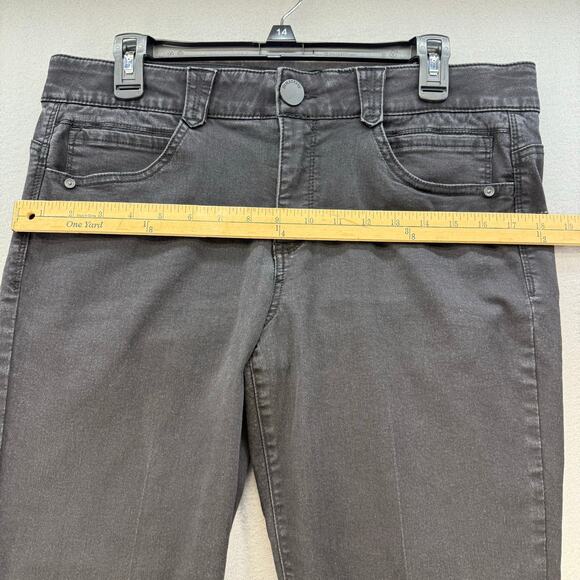 Democracy Jeans Women's 14 Black Denim Straight (Ab)solution High Rise Normcore - Picture 9 of 12